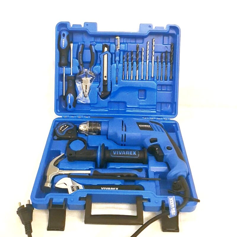 کیت دریل چکشی 650وات با لوازم  ویوارکس VIVAREX مدل VR6520-IDK